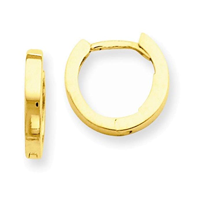 14K Hinged Hoop Earrings