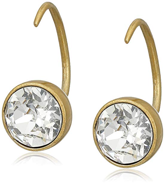 MARC JACOBS Small Crystal Hook Earrings